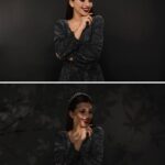 سایه برگ روی تصویر